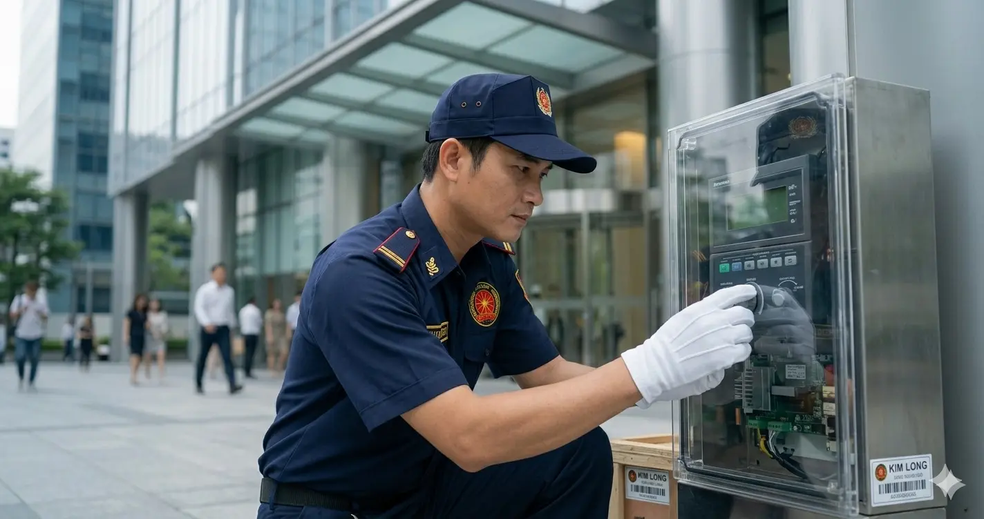 Quy trình bàn giao ca trực của công ty bảo vệ chuyên nghiệp Kim Long.