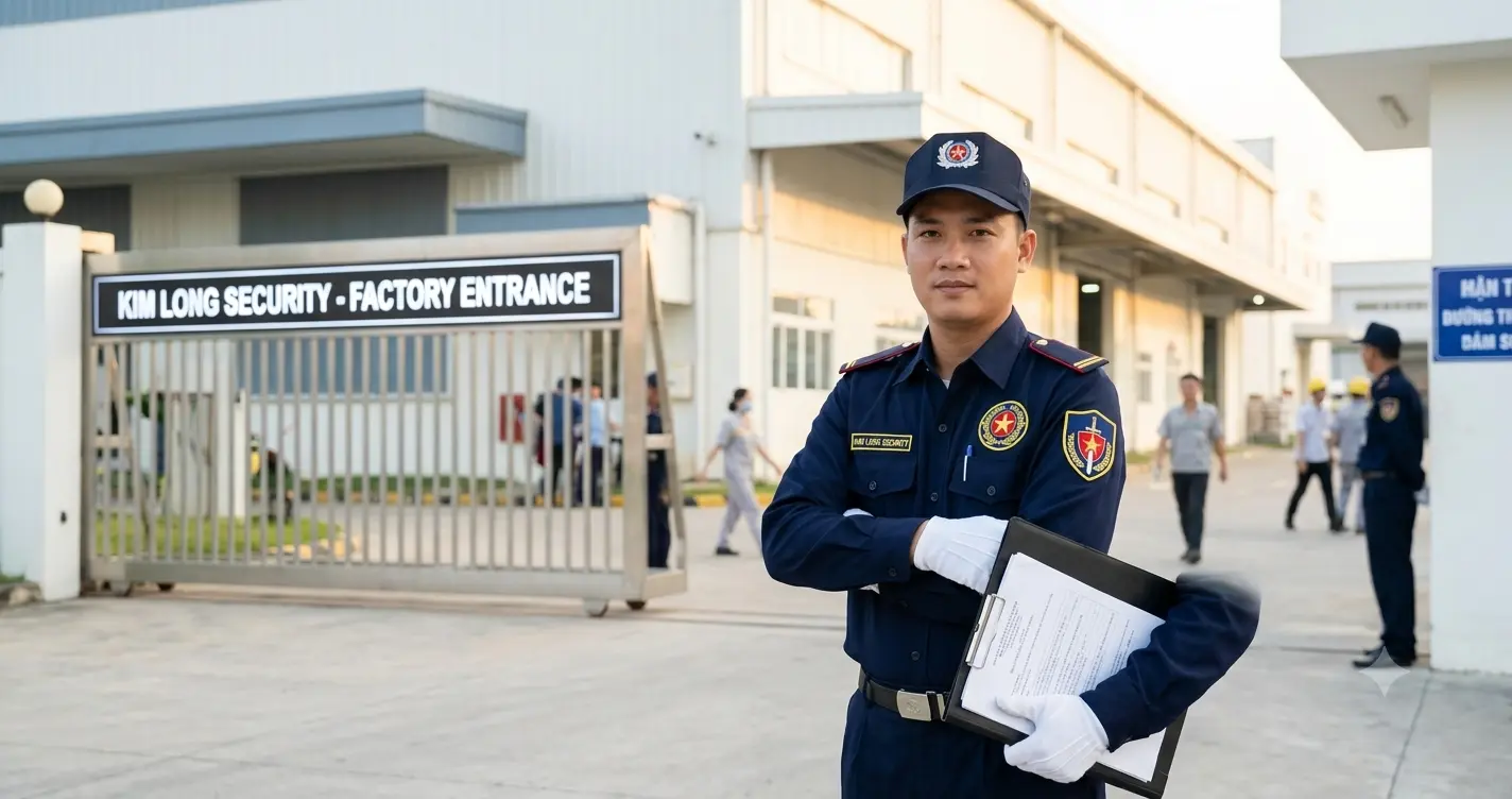 Công ty bảo vệ chuyên nghiệp Kim Long quản lý nhà thầu thi công.