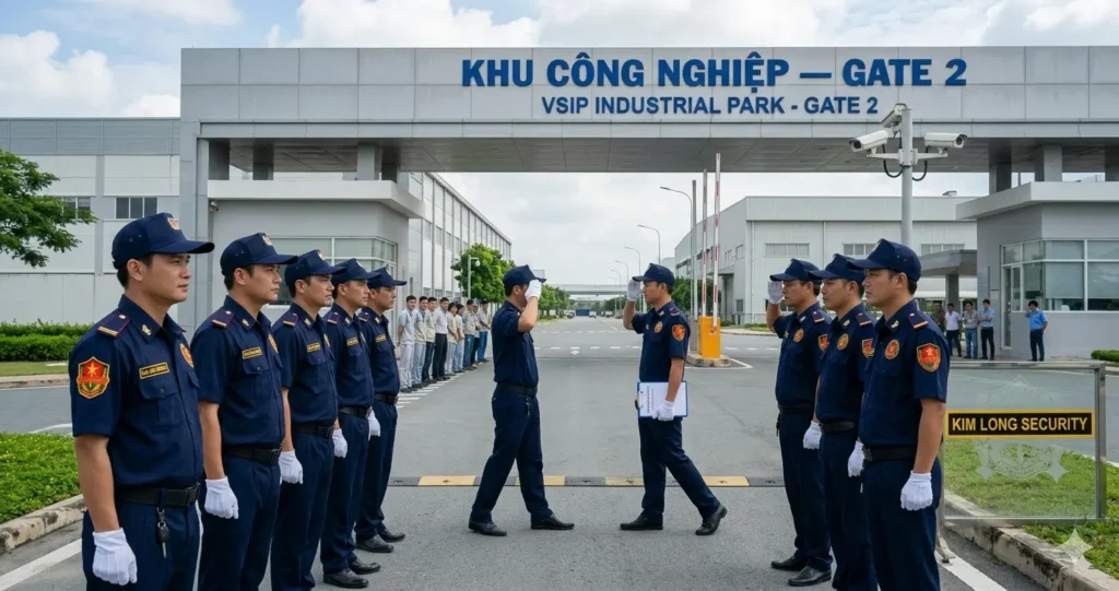Bảo vệ chuyên nghiệp cho nhà máy tại Bình Dương.