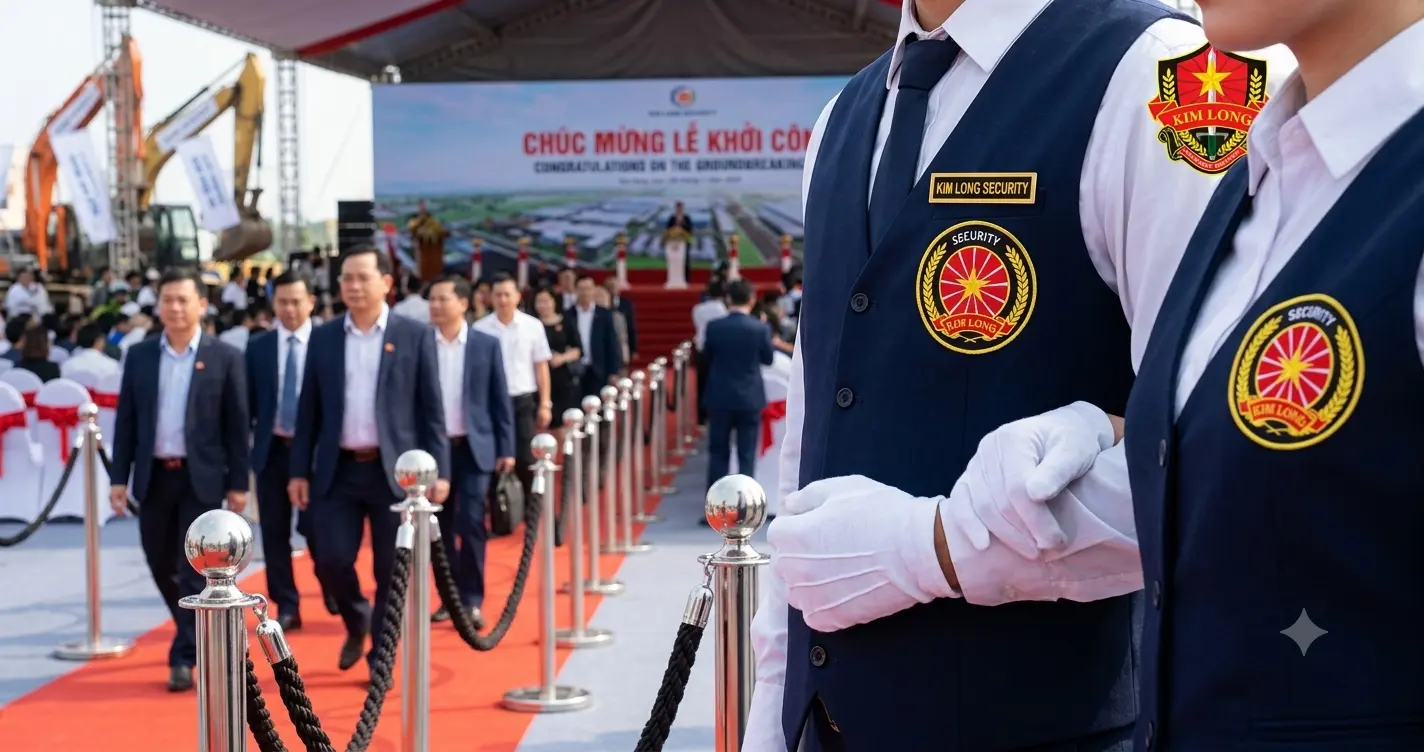 Dịch vụ bảo vệ sự kiện chuyên nghiệp Kim Long tại Trà Vinh