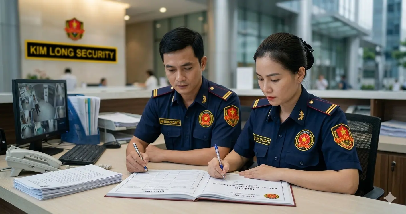 Quy trình quản lý chất lượng ISO 9001:2015 tại dịch vụ bảo vệ chuyên nghiệp Kim Long Cần Thơ.