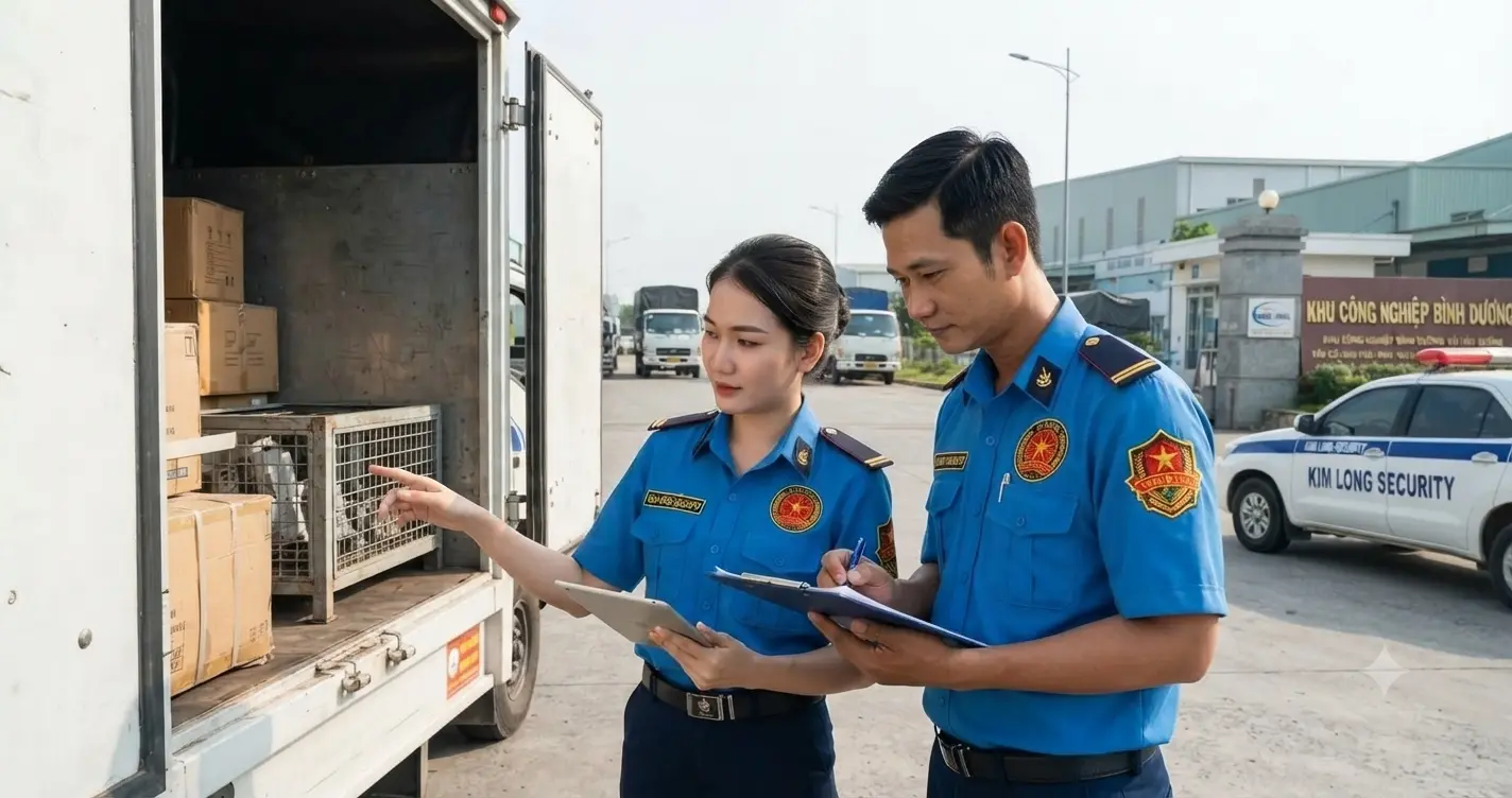 Công ty bảo vệ Bình Dương - Kim Long Security kiểm soát rủi ro nội bộ.