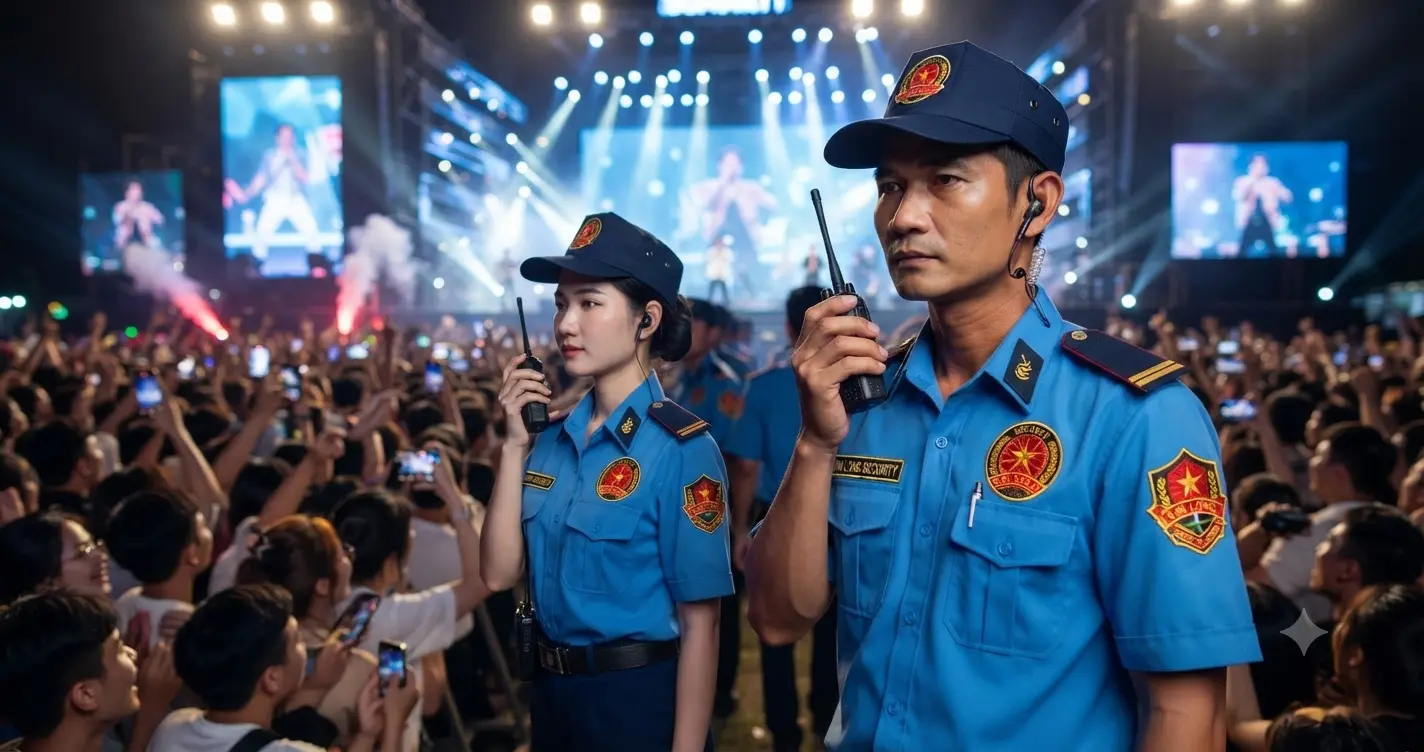 Công ty bảo vệ TpHCM - Kim Long bảo vệ sự kiện.