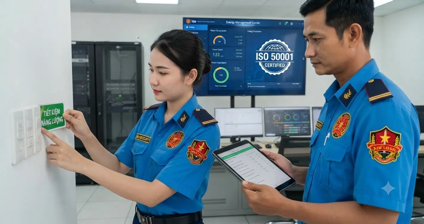 Áp dụng hệ thống quản lý năng lượng ISO 50001 tại công ty bảo vệ TpHCM Kim Long.