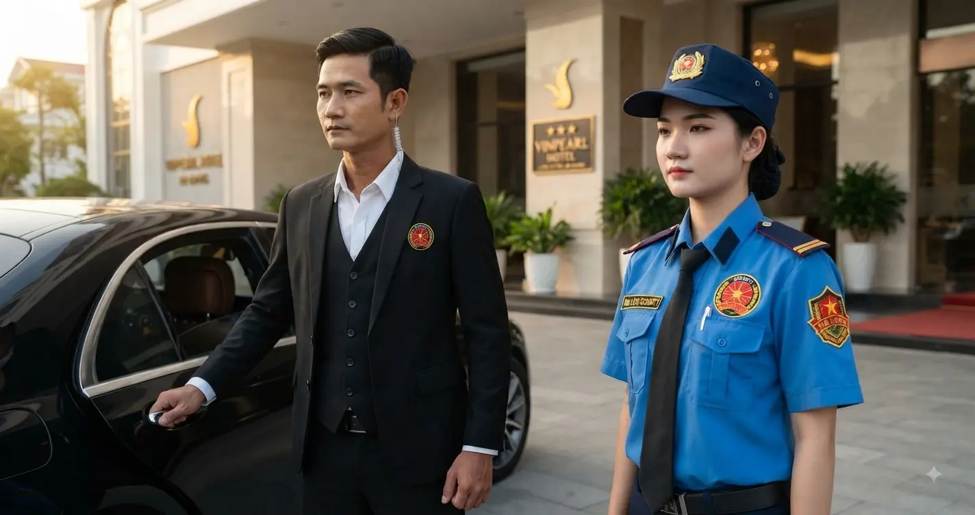 Vệ sĩ chuyên nghiệp công ty bảo vệ An Giang Kim Long bảo vệ yếu nhân
